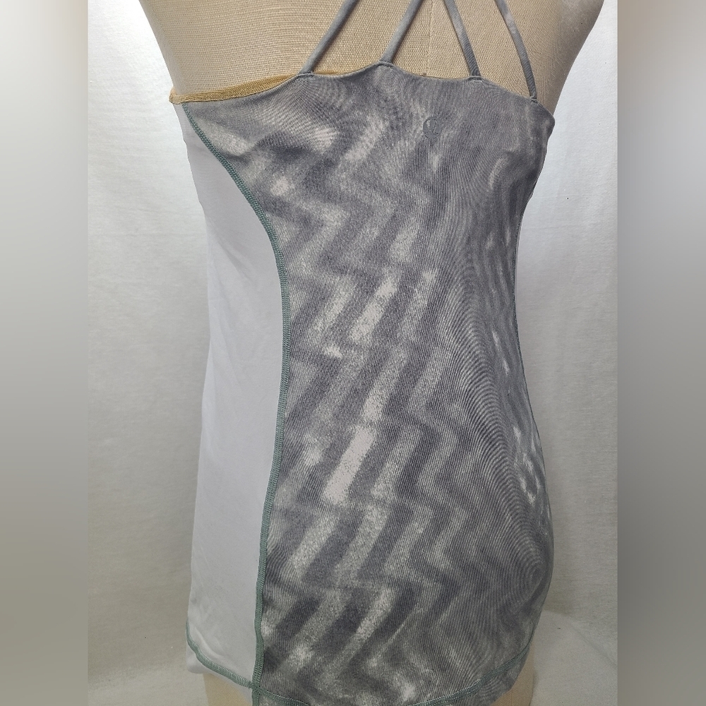 Lululemon Womens Blazer Fossil White Virtuous Tank Top Size 8 - Picture 4 of 8